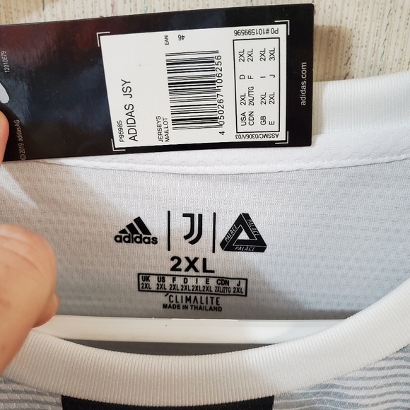 Adidas Palace Juventus Cristiano Ronaldo 7 Match Jersey Size XXL NWT - Picture 7 of 8
